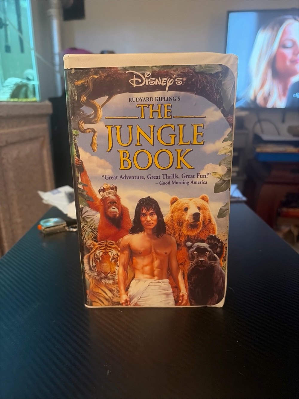 Disney's The Jungle Book Rudyard Kipling's VHS Live Action Adventure G 94'